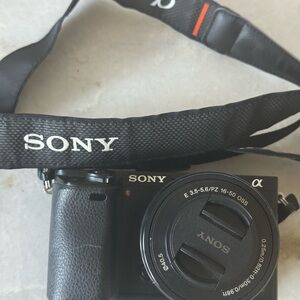 Sony Alpha Digital Camera with Black Finish